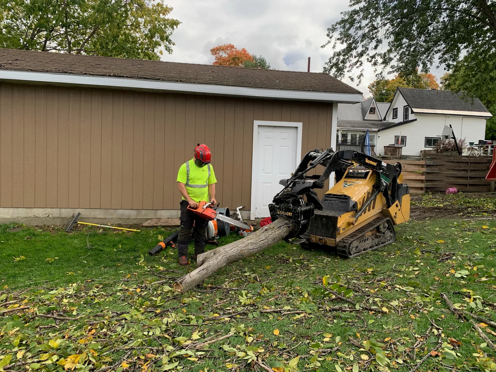 Lot & Land Clearing in Simcoe County — Axe & Wedge Tree Works