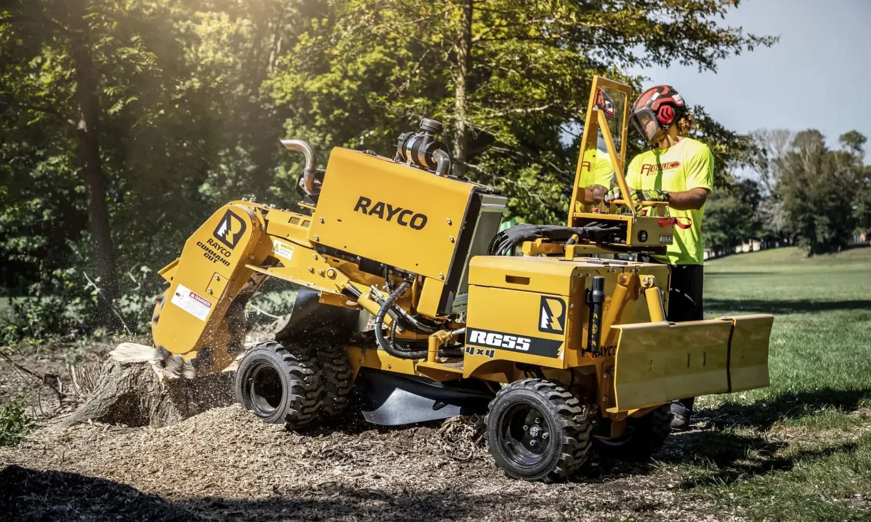 Stump Grinding in Simcoe County — Axe & Wedge Tree Works